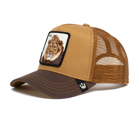 The King Lion Trucker Hat Beige