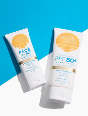 Bondi Sands Sunscreen Lotion For Body SPF50+ - Fragrance Free 150ml