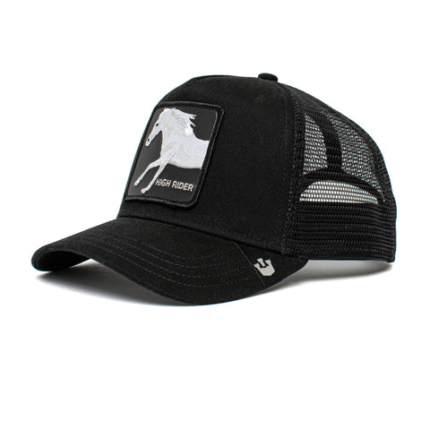 Ride High Trucker Hat Black