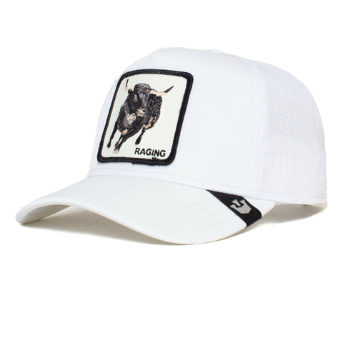 Platinum Rage Trucker Hat White