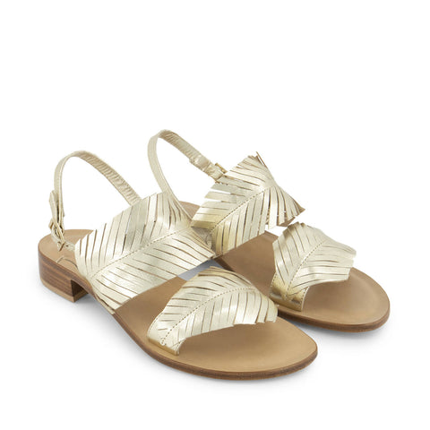 Palinuro Sandaly - Greek inspired sandals platinum