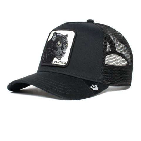 The Panther Trucker Hat Black