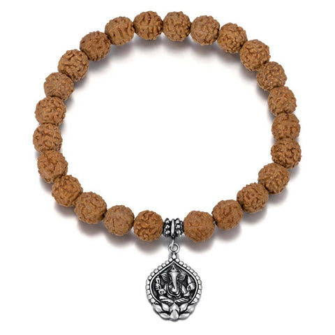 Shivaloka Devadeva Rudraksha Ganesh Protection Bracelet
