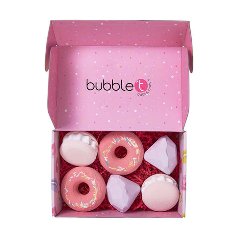 Bubble T Mixed Box Bath Fizzers - 6 x 150g