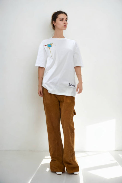 Pearl Mother Embroidery T-Shirt